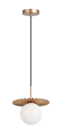 MATTEO, MODERN RUFF PENDANT, PENDANT LIGHT