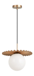 MATTEO, MODERN RUFF PENDANT, PENDANT LIGHT