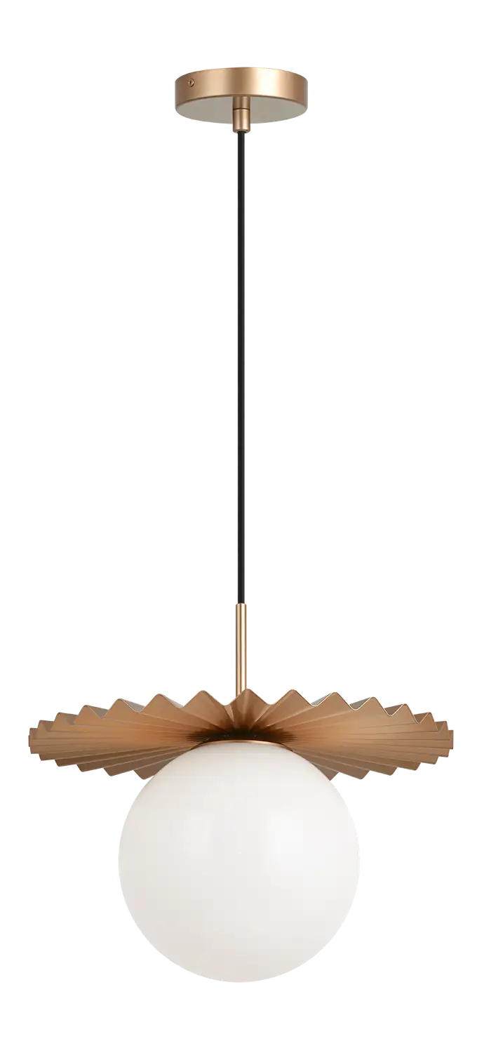 MATTEO, MODERN RUFF PENDANT, PENDANT LIGHT