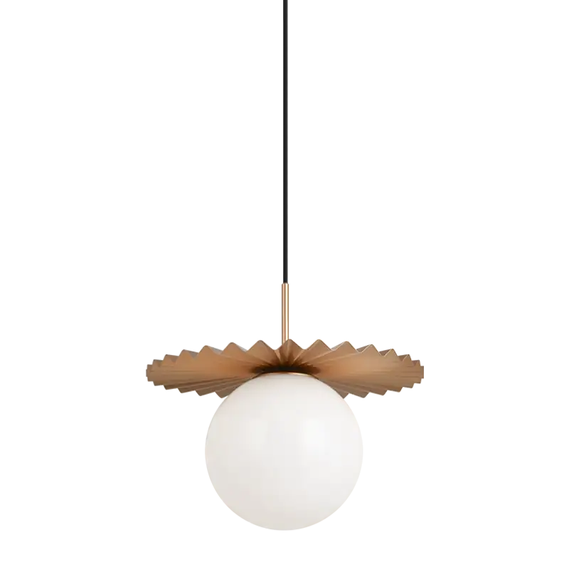 MATTEO, MODERN RUFF PENDANT, PENDANT LIGHT
