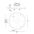 MATTEO MULTI CEILING CANOPY (LINE VOLTAGE) CANOPY - DO NOT SHOW ON WEBSITE