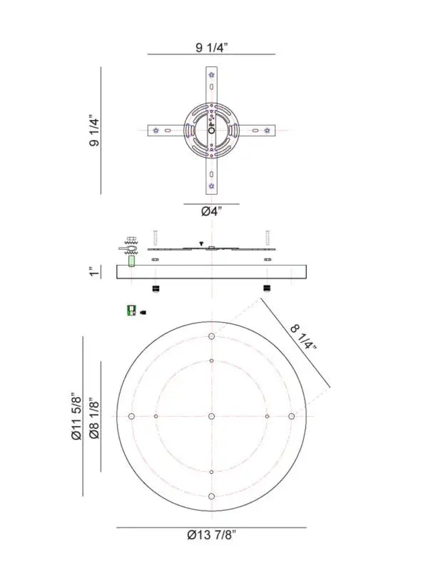 MATTEO MULTI CEILING CANOPY CANOPY - DO NOT SHOW ON WEBSITE