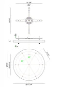 MATTEO MULTI CEILING CANOPY CANOPY - DO NOT SHOW ON WEBSITE