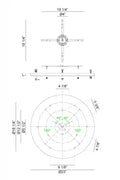 MATTEO MULTI CEILING CANOPY CANOPY - DO NOT SHOW ON WEBSITE