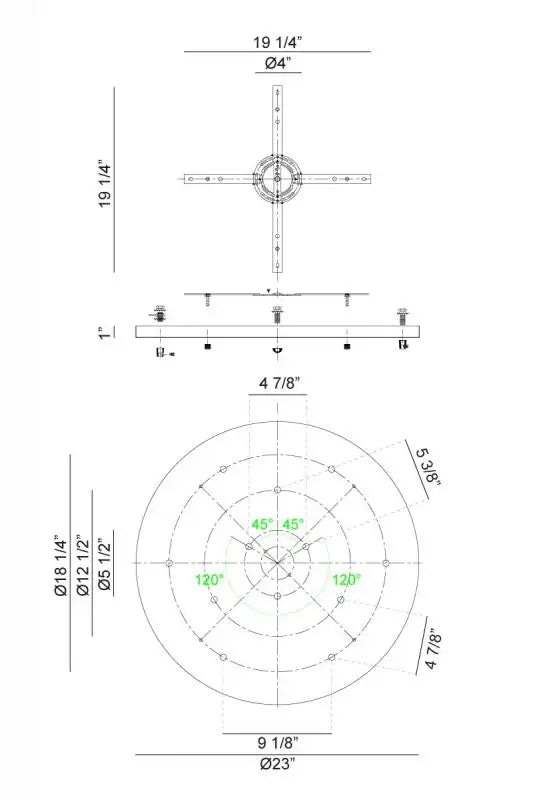 MATTEO MULTI CEILING CANOPY CANOPY - DO NOT SHOW ON WEBSITE