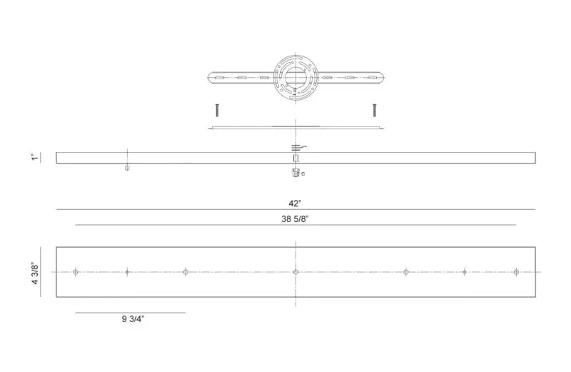 MATTEO MULTI CEILING CANOPY (LINE VOLTAGE) CANOPY - DO NOT SHOW ON WEBSITE