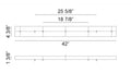 MATTEO MULTI CEILING CANOPY (LINE VOLTAGE) CANOPY - DO NOT SHOW ON WEBSITE