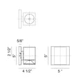 MATTEO, KUBULAR WALL SCONCE, WALL SCONCES