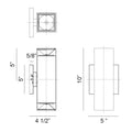 MATTEO, KUBULAR WALL SCONCE, WALL SCONCES