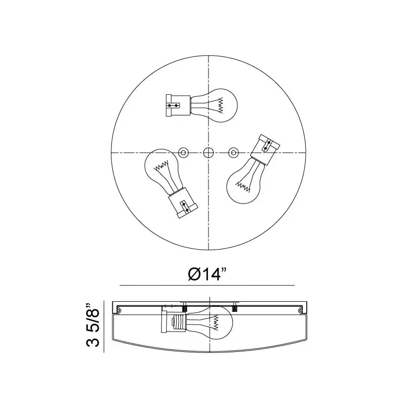 MATTEO, XENON CEILING MOUNT, FLUSH MOUNT CEILING LIGHTS