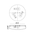 MATTEO, XENON CEILING MOUNT, FLUSH MOUNT CEILING LIGHTS