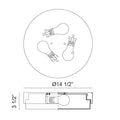 MATTEO, QUINTZ CEILING MOUNT, FLUSH MOUNT CEILING LIGHTS