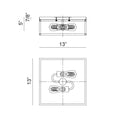 MATTEO, CLARKE FLUSH MOUNTS, FLUSH MOUNT CEILING LIGHTS