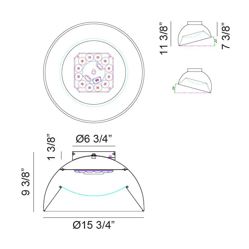 MATTEO, ZENITH FLUSH MOUNTS, FLUSH MOUNT CEILING LIGHTS