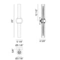 MATTEO, PIERCE WALL SCONCE, WALL SCONCES