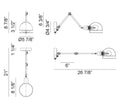 MATTEO, BLARE WALL SCONCE, WALL SCONCES