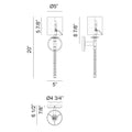 MATTEO, FAIRBURN WALL SCONCE, WALL SCONCES