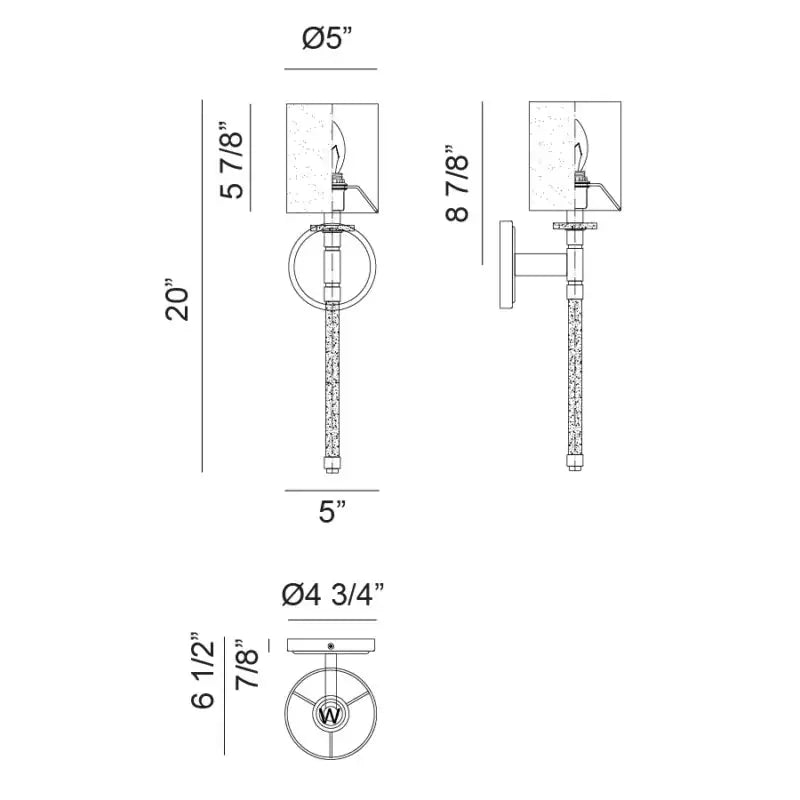 MATTEO, FAIRBURN WALL SCONCE, WALL SCONCES