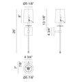 MATTEO, FAIRBURN WALL SCONCE, WALL SCONCES