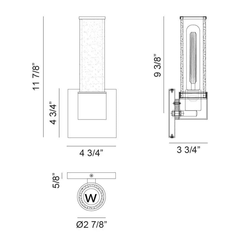 MATTEO, LONDON WALL SCONCE, WALL SCONCES