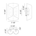 MATTEO, RIPCURL WALL SCONCE, WALL SCONCES