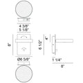 MATTEO MODERN, AZTON WALL SCONCE, WALL SCONCES