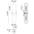 MATTEO, CAPSULA WALL SCONCE, WALL SCONCES