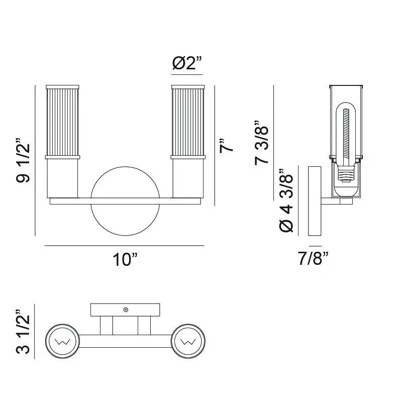 MATTEO, KLARICE WALL SCONCE, WALL SCONCES