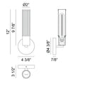 MATTEO, KLARICE WALL SCONCE, WALL SCONCES
