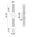 MATTEO, KLARICE WALL SCONCE, WALL SCONCES