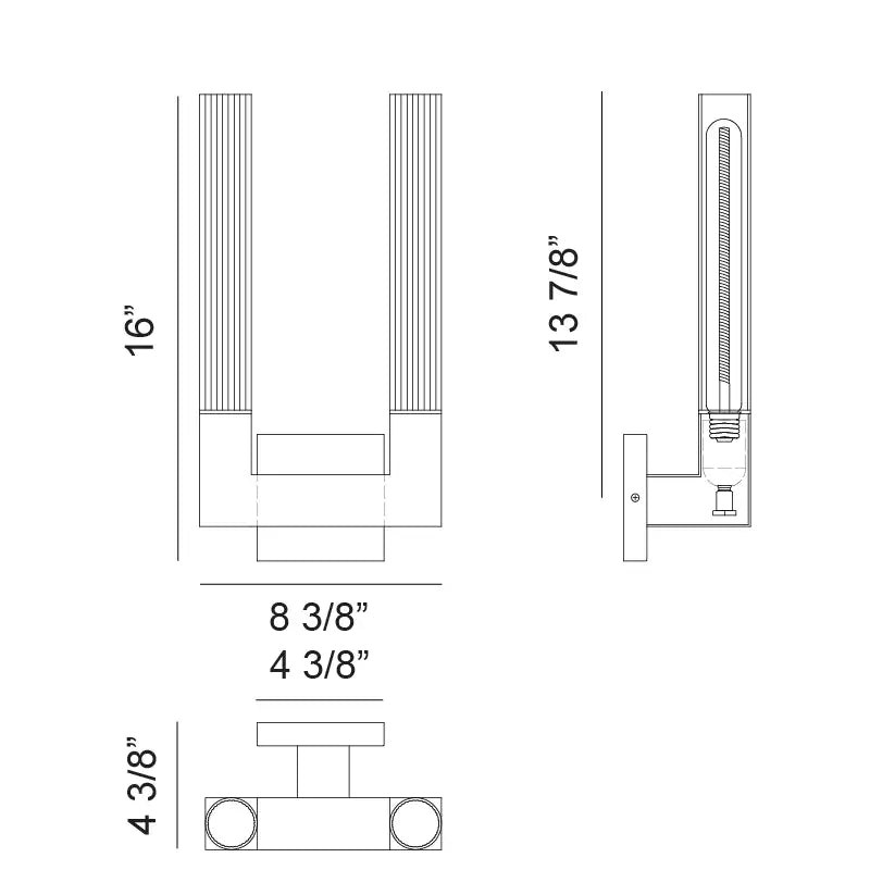 MATTEO, ODELLE WALL SCONCE, WALL SCONCES