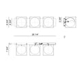 MATTEO, SQUIRCLE WALL SCONCE, WALL SCONCES
