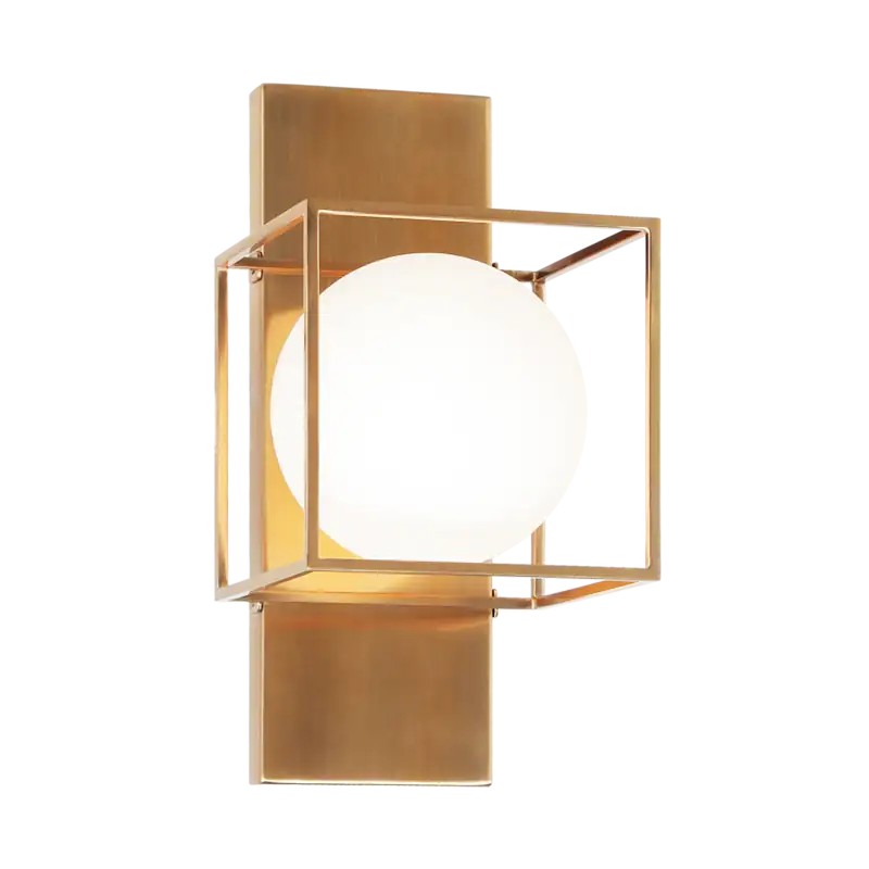 MATTEO, SQUIRCLE CENTERED WALL SCONCE, WALL SCONCES