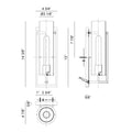 MATTEO, TUBULAIRE WALL SCONCE, WALL SCONCES