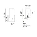 MATTEO, CANDELA WALL SCONCE, WALL SCONCES