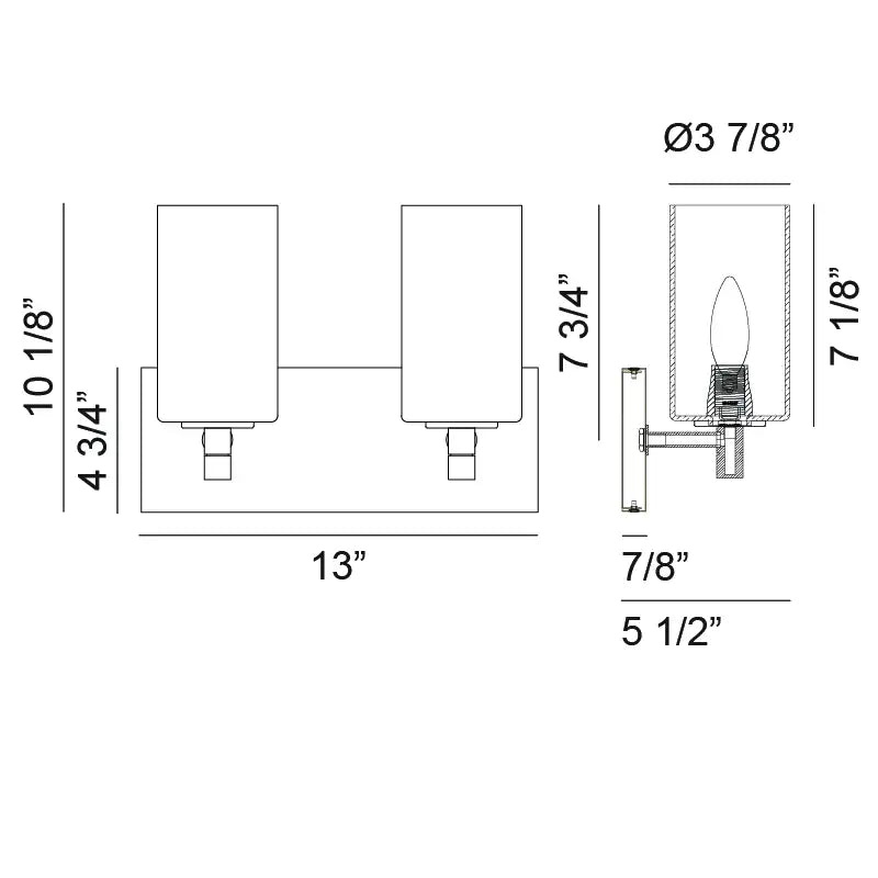 MATTEO, CANDELA WALL SCONCE, WALL SCONCES