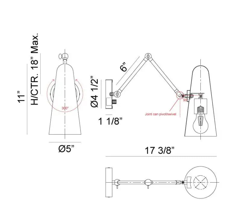 MATTEO, BLINK WALL SCONCE, WALL SCONCES