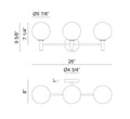 MATTEO, COSMO WALL SCONCE, WALL SCONCES