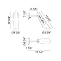MATTEO, BUTERA WALL SCONCE, WALL SCONCES