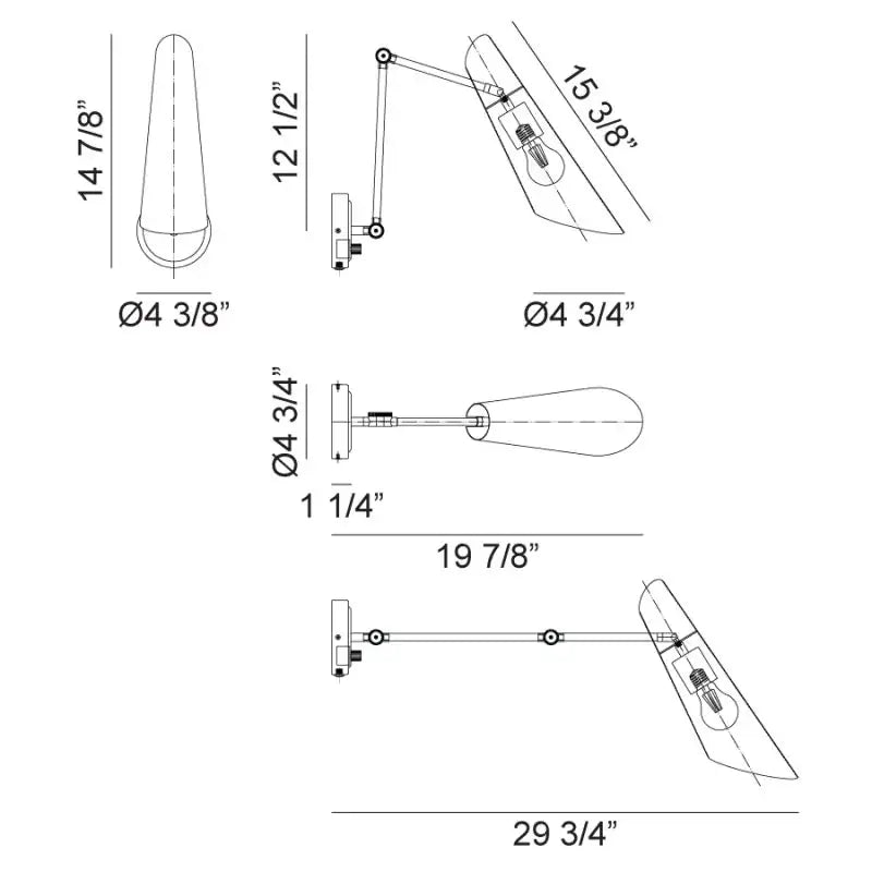 MATTEO, BUTERA WALL SCONCE, WALL SCONCES