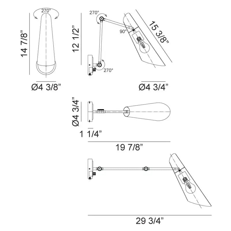 MATTEO, BUTERA WALL SCONCE, WALL SCONCES