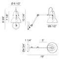 MATTEO, BUZZ WALL SCONCE, WALL SCONCES