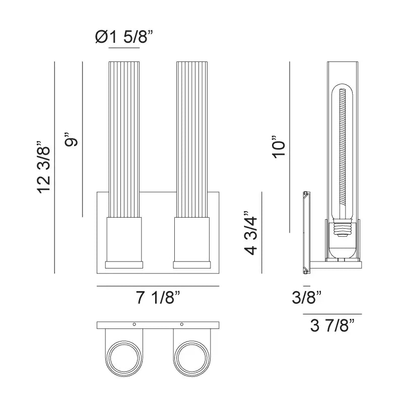 MATTEO, LYNDON WALL SCONCE, WALL SCONCES