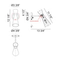 MATTEO, BLAZE WALL SCONCE, WALL SCONCES