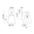 MATTEO, HOLLIS WALL SCONCE, WALL SCONCES