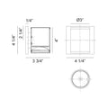MATTEO, TUBULAR OUTDOOR LIGHTING, OUTDOOR WALL LIGHTS