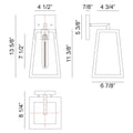 MATTEO, DENZIL OUTDOOR LIGHTING, OUTDOOR WALL LIGHTS
