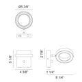 MATTEO, REALM WALL SCONCE, WALL SCONCES