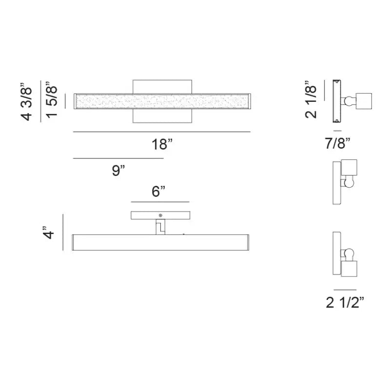 MATTEO, PARALLEL WALL SCONCE, WALL SCONCES