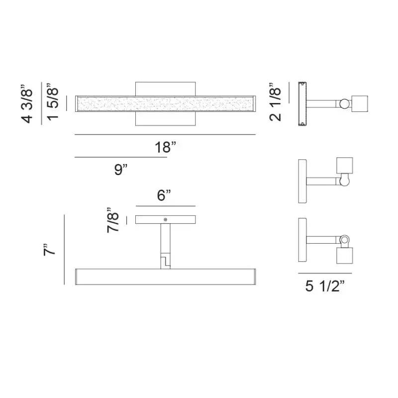 MATTEO, PARALLEL WALL SCONCE, WALL SCONCES